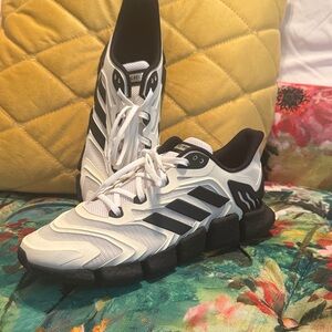 Adidas White and Black Running Shoes